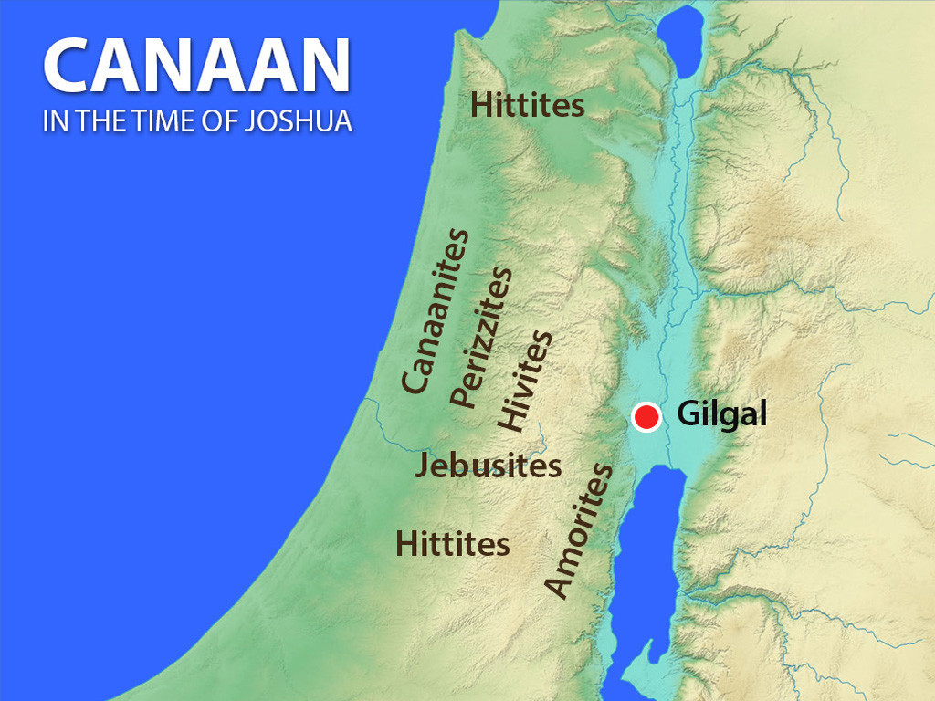People groups in Canaan at the time of Joshua